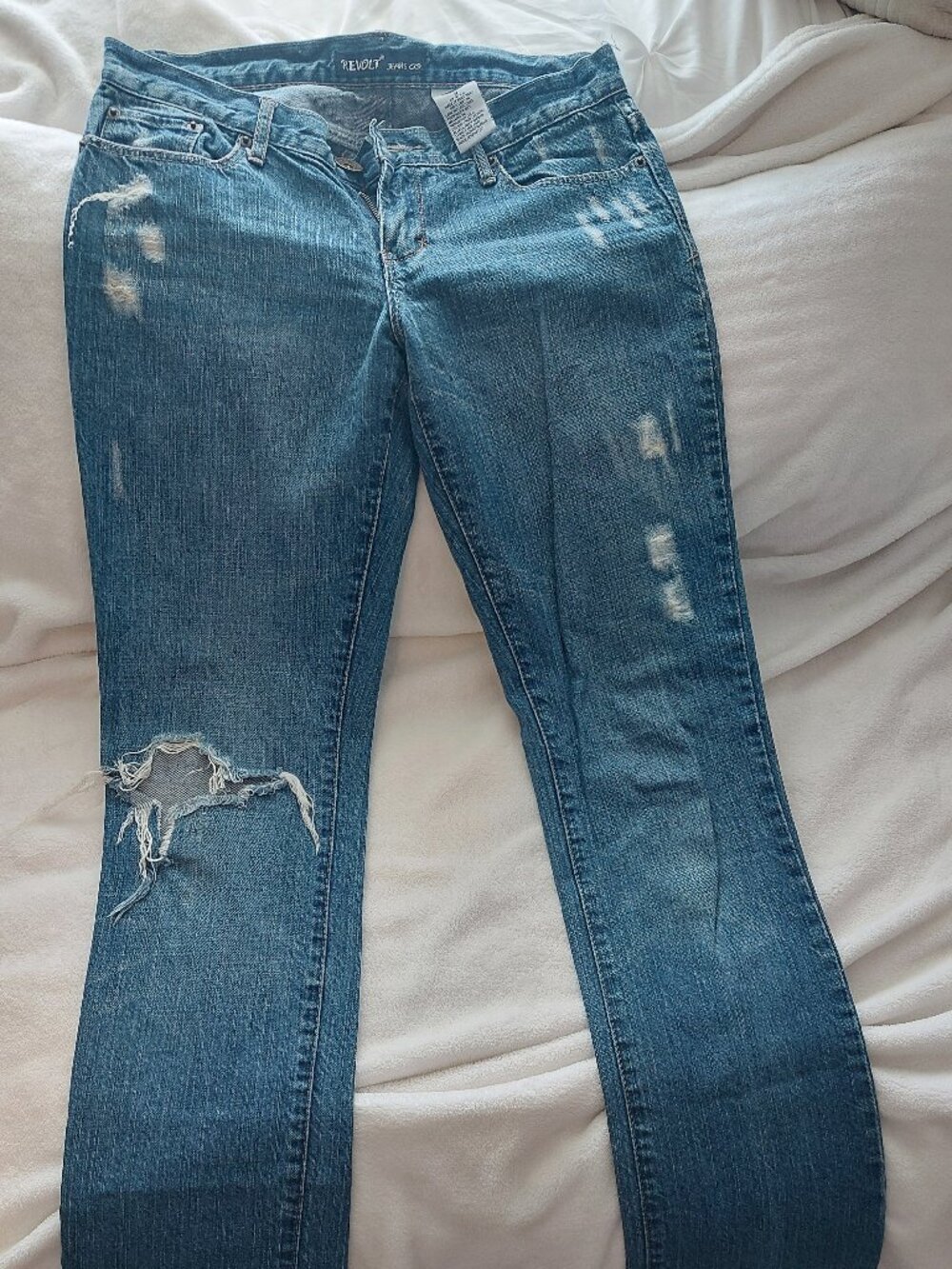 Revolt Distressed Jeans 9 Juniors 8 Womens